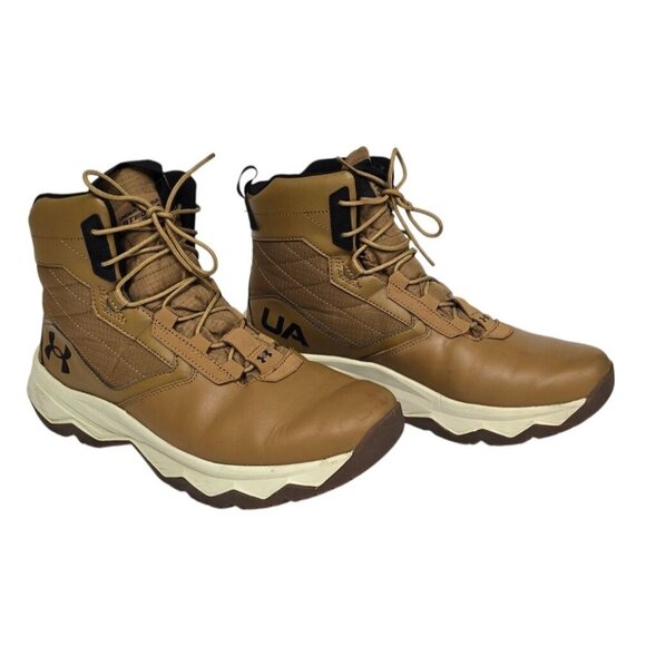 Under Armour Mens UA Stellar Brown Tactical Hiking Boots 3025578-200 Size 11.5 - Picture 3 of 12